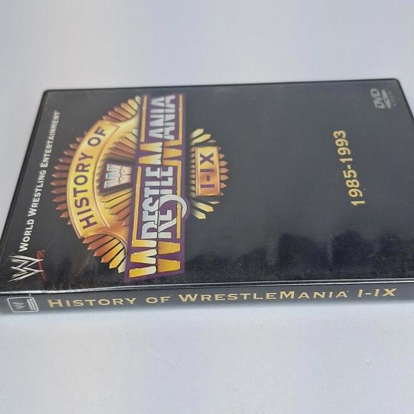 WWE - The History of WrestleMania I-IX, 1985-1993 Bret Hart Randy Savage, Hogan - Picture 3 of 5